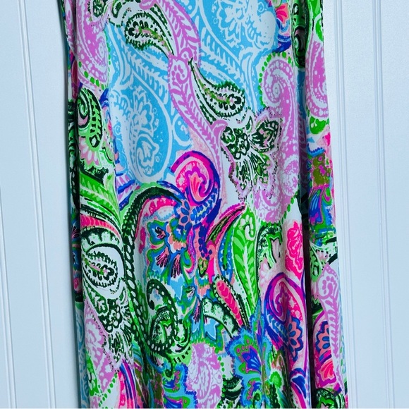 MSK Vibrant Paisley Maxi Dress Sleeveless multicolored  Size M Casual unlined - Picture 4 of 10